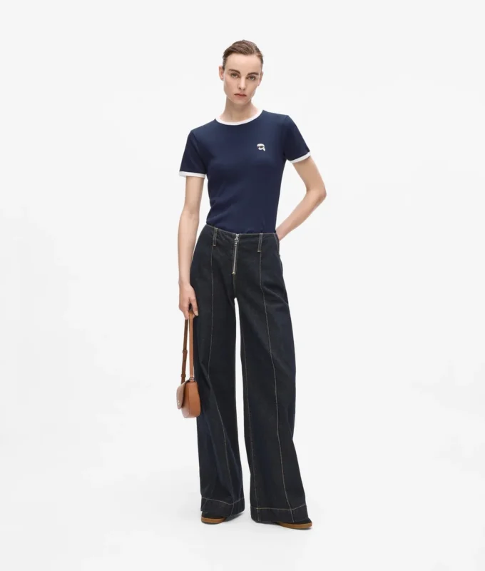 Ikon slim fit rib T-shirt