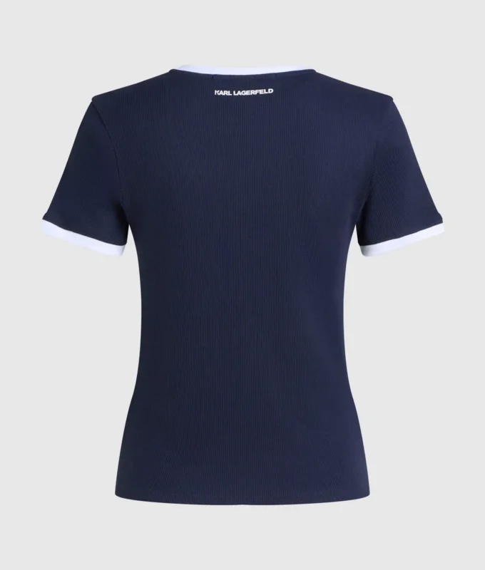 Ikon slim fit rib T-shirt