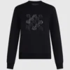 Ikon-sweatshirt met strass