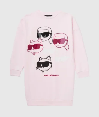 Ikon-sweatshirtjurk voor meisjes