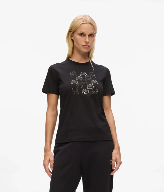 Ikon T-shirt met strass