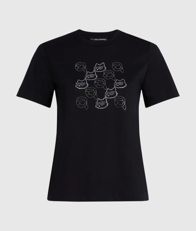 Ikon T-shirt met strass