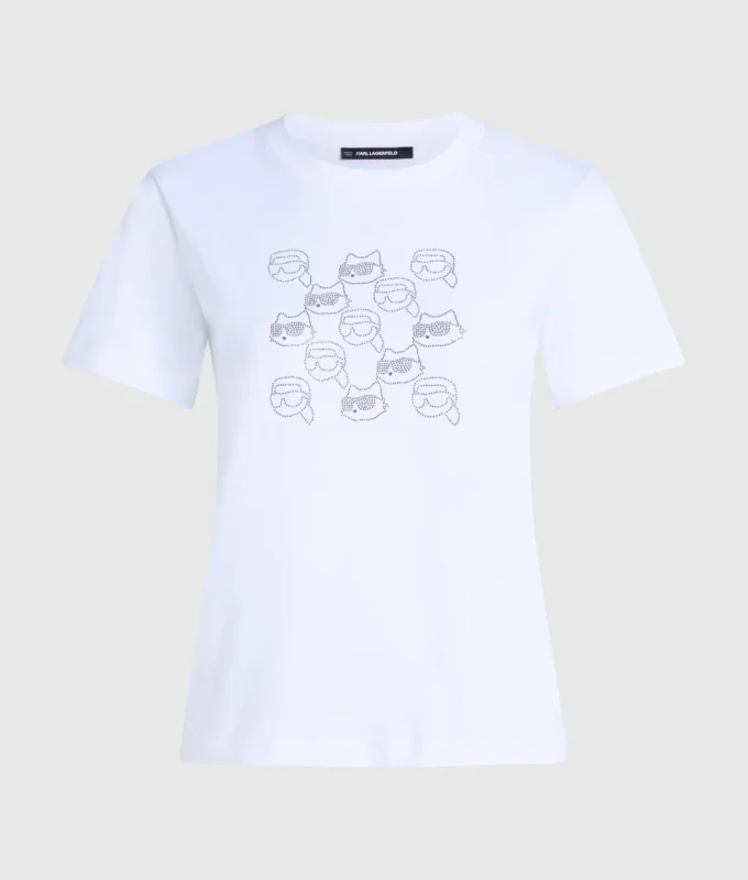 Ikon T-shirt met strass