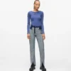 Inside-out rechte jeans