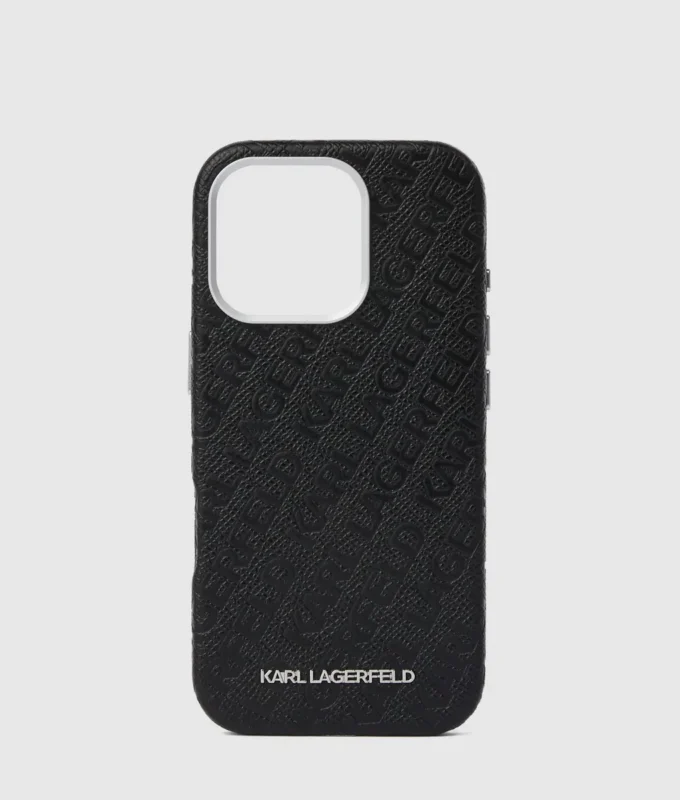 iPhone 16 Pro-hoesje met logo over het hele oppervlak