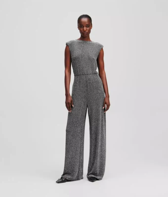 JERSEY RHINESTONE JUMPSUIT