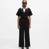 Jumpsuit met kenmerkende kraag