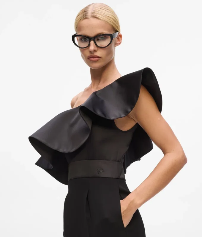 Jumpsuit met één schouder