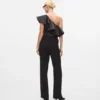 Jumpsuit met één schouder