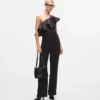 Jumpsuit met één schouder