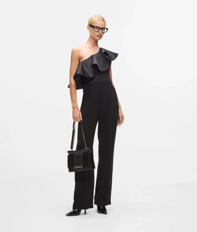 Jumpsuit met één schouder