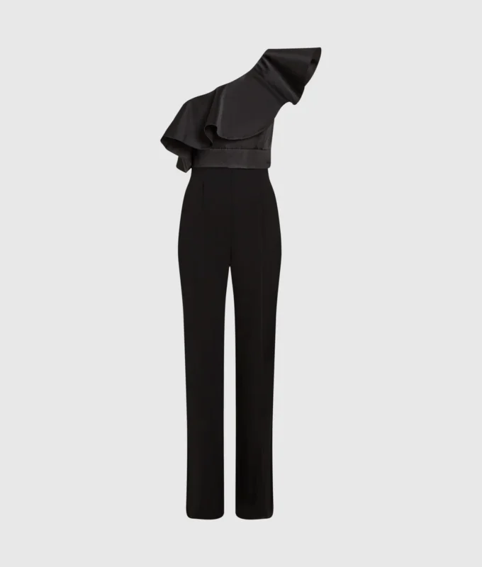 Jumpsuit met één schouder