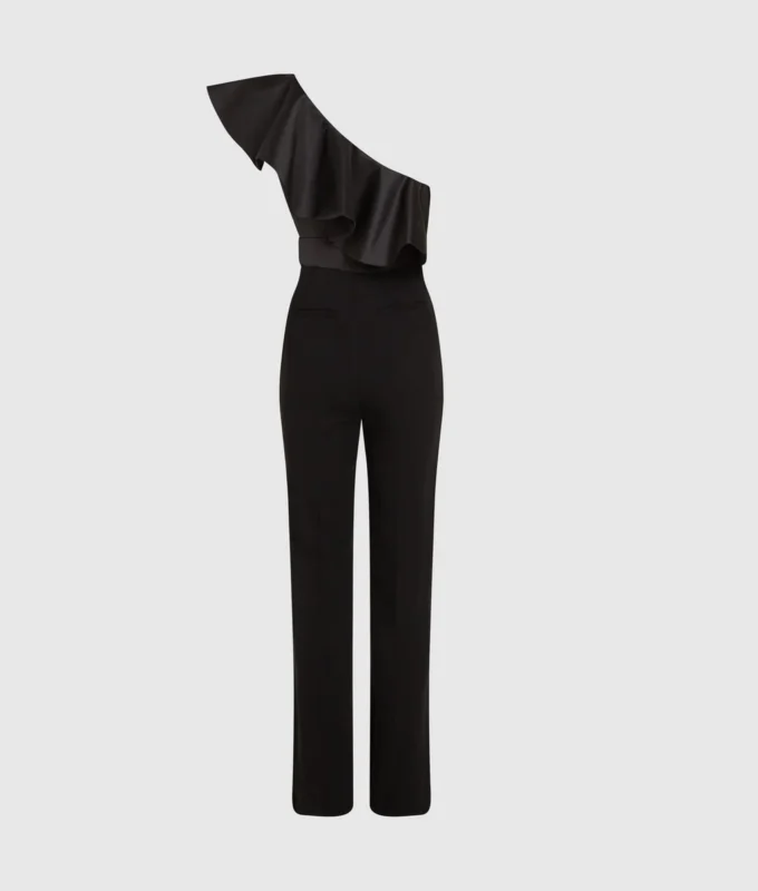 Jumpsuit met één schouder