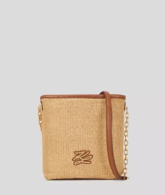 K/Autograph geweven kleine bucket bag