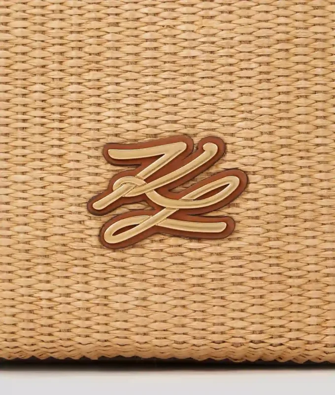 K/Autograph geweven kleine bucket bag