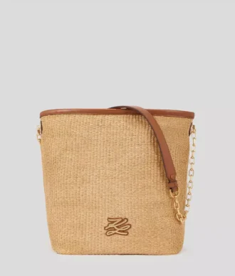 K/Autograph geweven middelgrote bucket bag