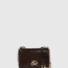 K/Autograph glanzende crossbodytas