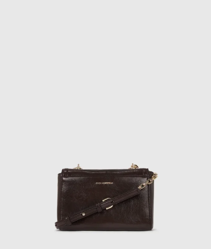 K/Autograph glanzende crossbodytas