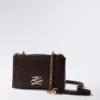 K/Autograph glanzende crossbodytas