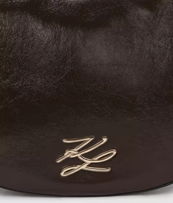 K/Autograph glanzende moon schoudertas