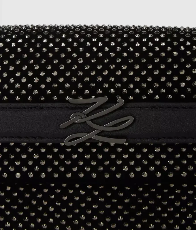 K/Autograph handtas met strass-versiering