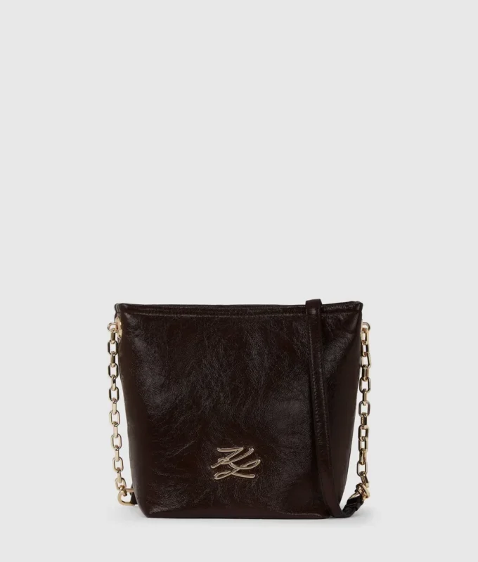K/Autograph kleine glanzende bucket bag
