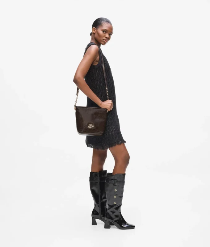 K/Autograph kleine glanzende bucket bag