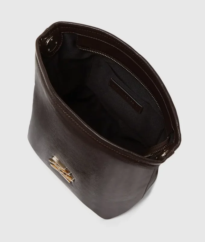 K/Autograph kleine glanzende bucket bag