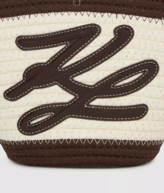 K/Autograph kleine strandtas van touw