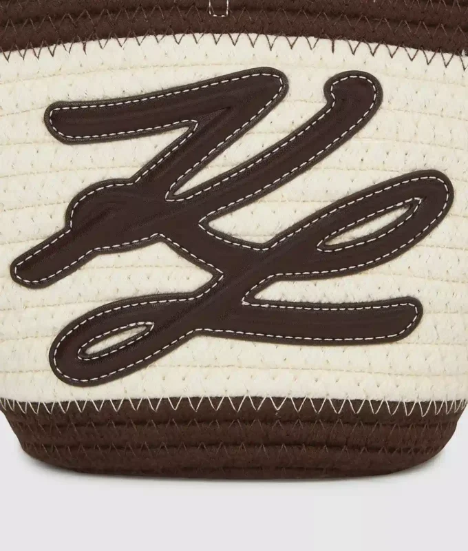 K/Autograph kleine strandtas van touw
