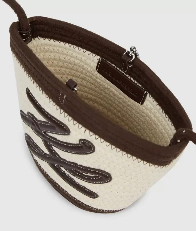K/Autograph kleine strandtas van touw