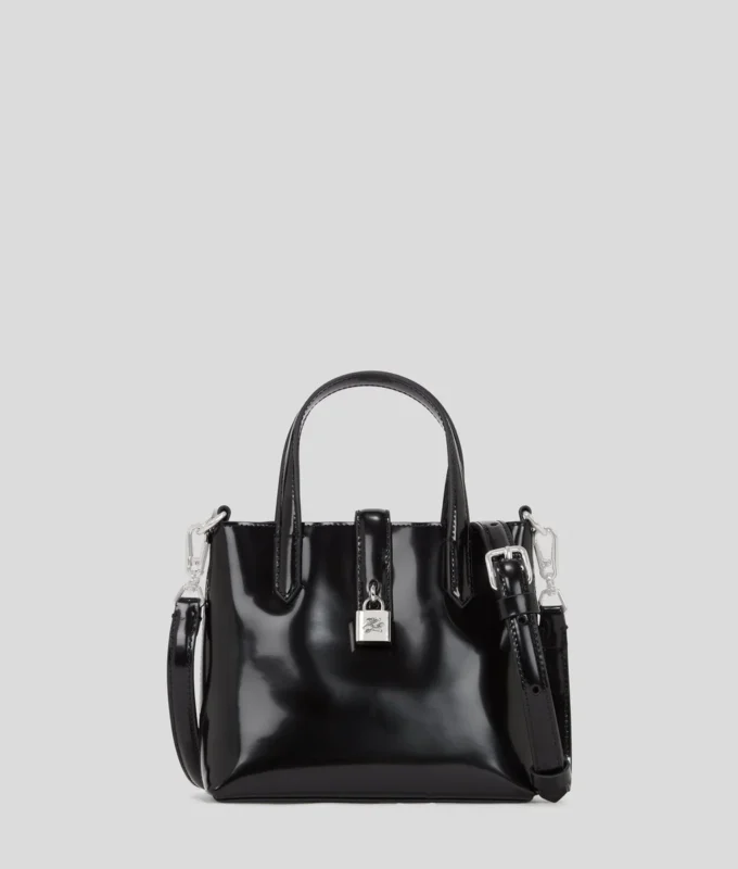 K/AUTOGRAPH PADLOCK MINI TOTE BAG