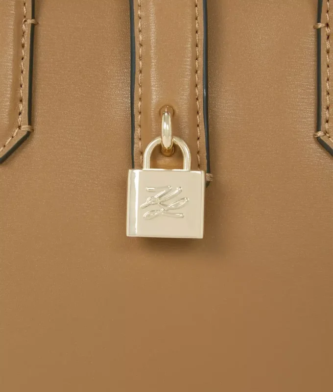 K/AUTOGRAPH PADLOCK MINI TOTE BAG