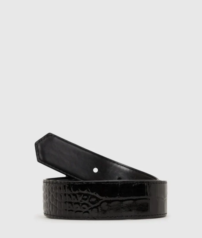 K/Autograph riem met krokodillenprint