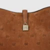K/Autograph suède hobo-tas met hangslot