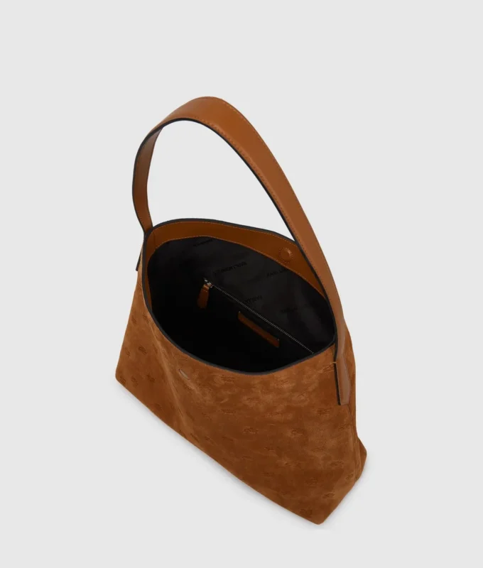 K/Autograph suède hobo-tas met hangslot