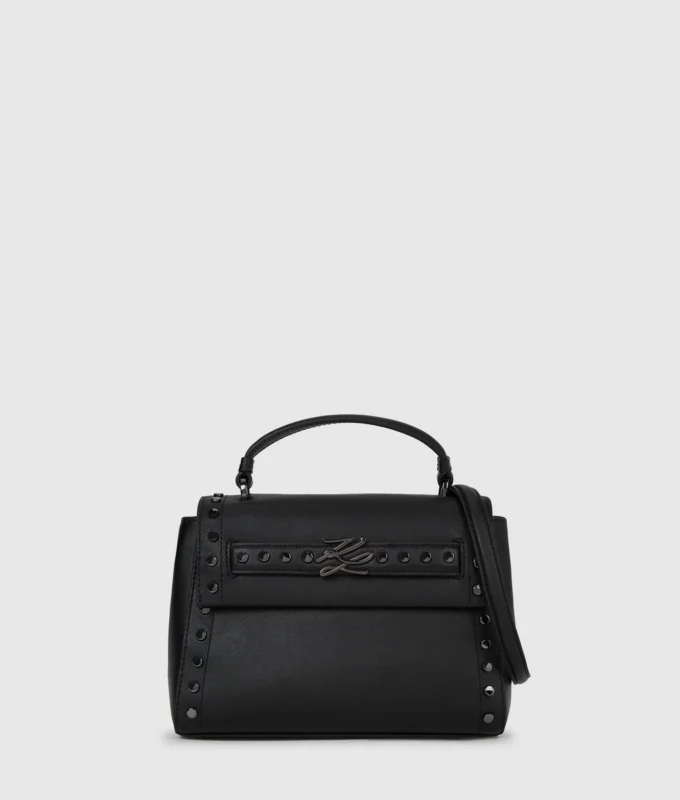 K/Autograph tas met studs en handvat