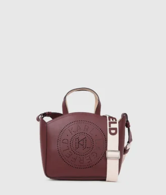 K/CIRCLE PERFORATED SMALL TOTE BAG