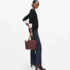K/CIRCLE PERFORATED SMALL TOTE BAG
