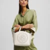 K/CIRCLE PERFORATED SMALL TOTE BAG