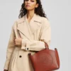 K/CIRCLE PERFORATED SMALL TOTE BAG