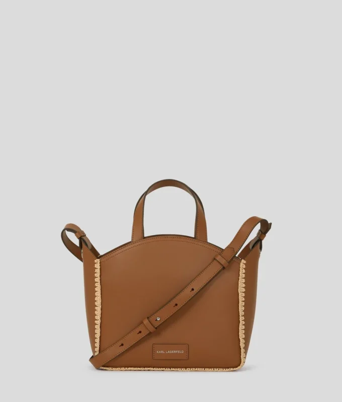 K/CIRCLE PERFORATED SMALL TOTE BAG