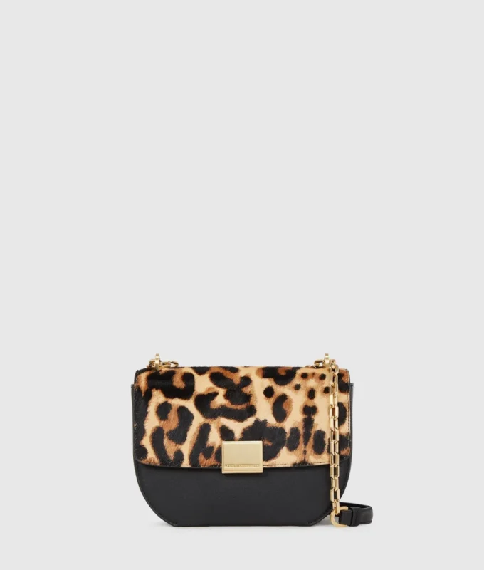 K/Forever kleine crossbodytas met luipaardprint