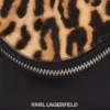 K/Hardware schoudertas met luipaardprint