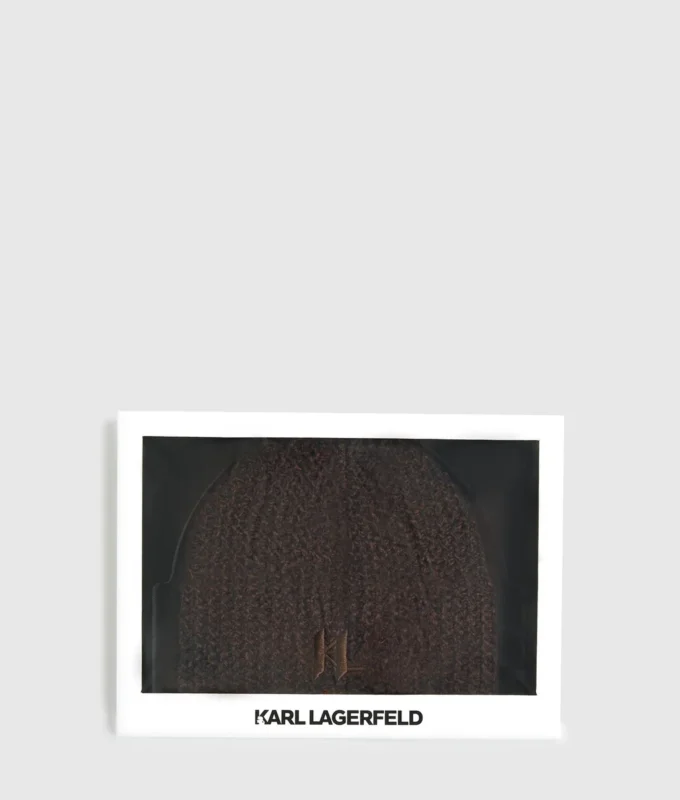 K/Monogram-beanie