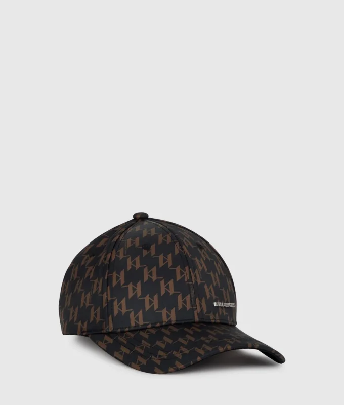 K/Monogram cap met all-over print