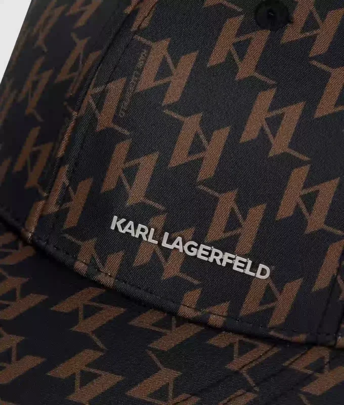 K/Monogram cap met all-over print