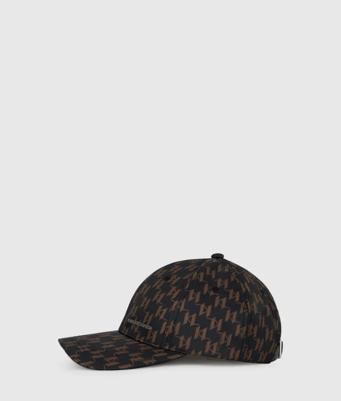 K/Monogram cap met all-over print