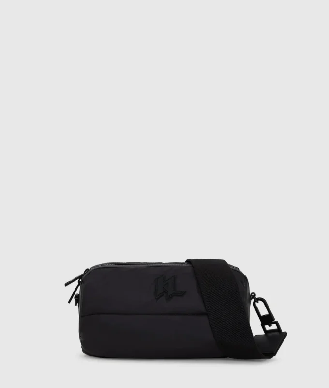 K/Monogram gewatteerde crossbodytas