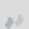 K/MONOGRAM KORTE SOKKEN – 2-PACK